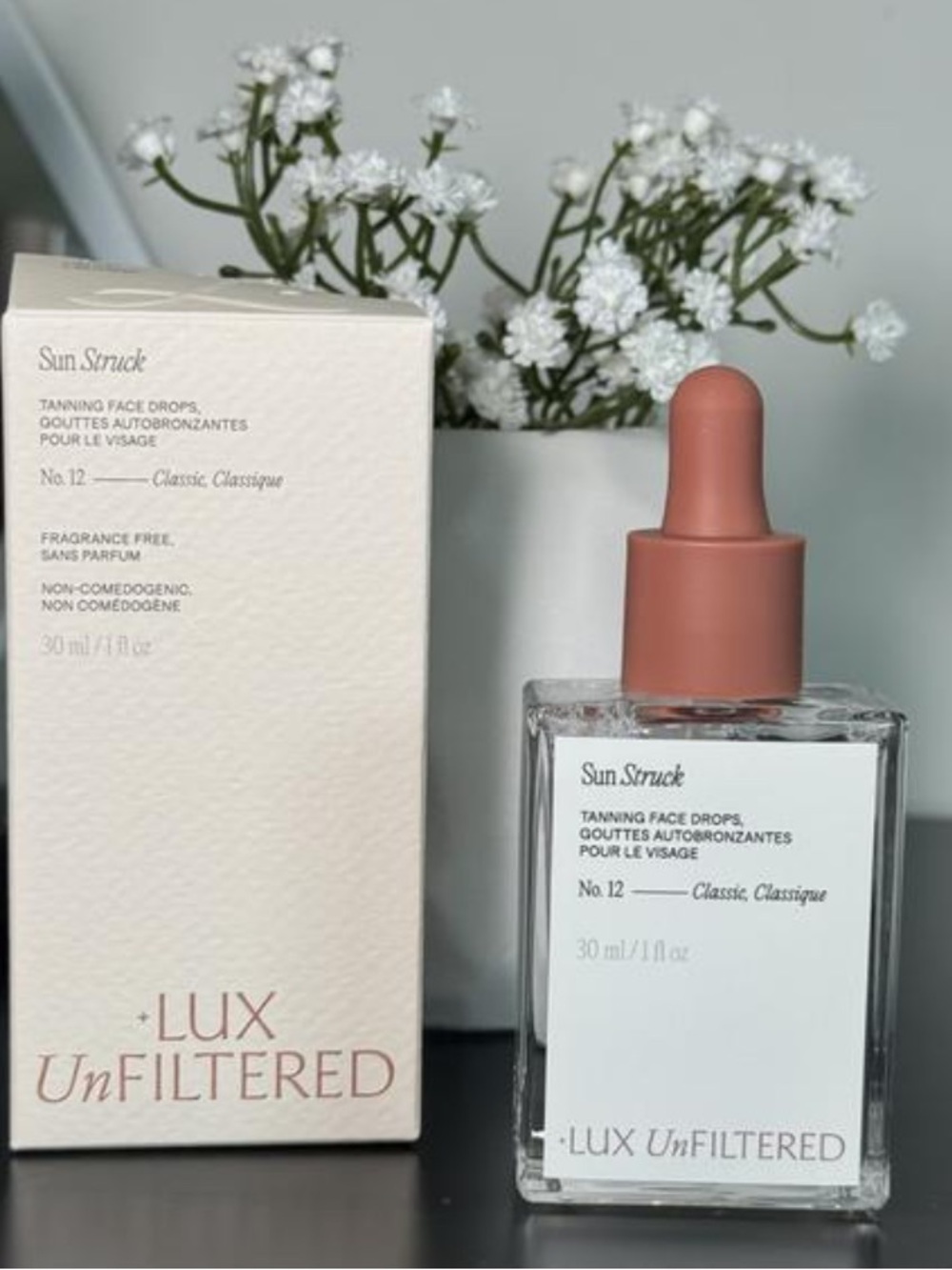 Lux Unfiltered N*12 Bronzing Face Drops (sealed / NIB)